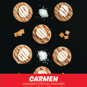 Malted Salted Caramel Toasted Marshmallow cookie by RubySnap Fresh Cookies