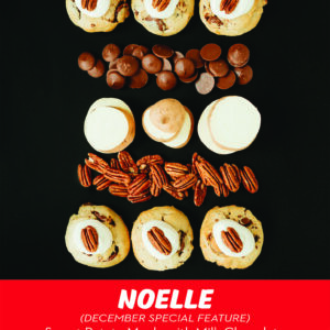 RubySnap Noelle Cookie Sweet Potato Maple with Milk Chocolate and Pecans topped with a Maple Cream